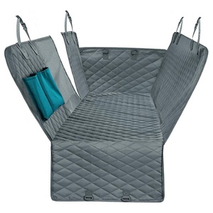 Funda de asiento para mascotas con ventana de malla, hamaca impermeable antideslizante para asiento trasero para perros, Protector de mascotas para asiento trasero de coche con bolsillos - Product Image 3