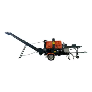 Woodworking hydraulic log splitter firewood processor wood splitting machine