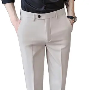 Pantalones de estilo treet para hombre, ropa informal masculina de alta gama, disponible en varios colores