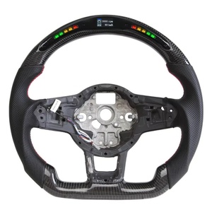 <span class=keywords><strong>Volante</strong></span> Personalizado de Fibra de Carbono con LED Compatible con Volkswagen MK7 7.5 MK6 MK5 GOLF 7 GOLF <span class=keywords><strong>GTI</strong></span> R <span class=keywords><strong>6</strong></span> R - Product Image 6