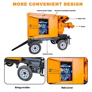 Pompe de drainage d'urgence à haut débit pour inondations, unité mobile diesel - Product Image 5