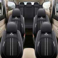 Ensemble de housses de sièges de voiture à trois rangées rouge Premium Moderniste, airbag et housse de siège de voiture arrière fendue Universal Fit Interior Accessories f