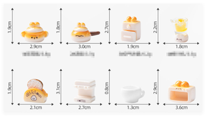 Casa de muñecas para niños y niñas, accesorios de cocina realistas, sartén artesanal de resina, espátula para freír, juguete de comida de cocina - Product Image 2