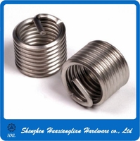 M2-M36 Wire Thread Inserts 1 in 10 Repair Inserts Zinc Plated Stainless Steel Screw M2-M5 M6 for Thread Repair
