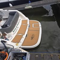 Plateforme de bain et tapis de cockpit pour bateau 2000 Chaparral 240 Signature, en mousse EVA, imitation teck, style SeaDek MarineMat, auto-adhésif