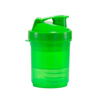 Bouteille shaker multifonctionnelle pour protéines avec compartiment de rangement