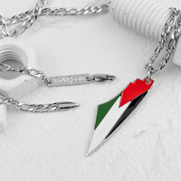 Venta caliente Logotipo de Metal Palestina esmalte bandera solapa Pin insignia con bandera palestina personalizada Pin Mapa de Palestina