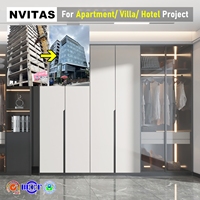 Armoire de chambre moderne NVITAS, placards et vestiaires pour hôtels et appartements