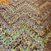 Tissu de dentelle brodée africaine de luxe en sequins et perles, 5 yards, pour robe de mariée nigériane, tissu de dentelle bordeaux