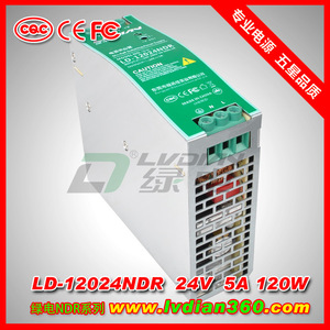 กรีนพาวเวอร์ ไดน์เรล สวิตชิ่งพาวเวอร์ซัพพลาย 24V 5A ตัวแปลงไฟ AC เป็น DC แบบเอาต์พุตเดี่ยว สำหรับใช้งานในอุตสาหกรรม - Product Image 3