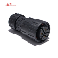 LLT M25 Ip68 Power Outdoor 3pin Waterproof Panel Led Light Connector 2 4 5 6 7 8 Pin