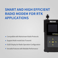 Radio RTK externe UHF Harxon 410 et 470 MHz, radio de liaison de données RTK portable UHF et récepteur GNSS, station de base RTK personnalisable