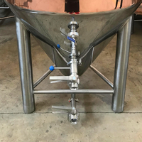 Réservoir de fermenteur d'isolation en cuivre rouge 500L pour le brassage de bière et la production de bière artisanale