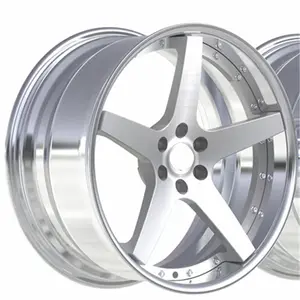 Top sale kustom aluminium Aloi 22 inci 22x12 pcd 5x150 6*139.7 paket pelek roda perak untuk lexus dari Cina