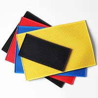 Tapis de bar à bière en caoutchouc antidérapant écologique de luxe avec logo personnalisé coussin en silicone décoratif pour table de 600mm de diamètre pour les bars et restaurants