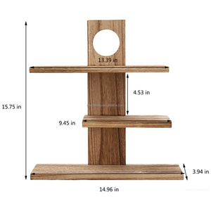 Organizzatore a 3 livelli in bambù <span class=keywords><strong>per</strong></span> caffè e spezie, scaffale da appoggio <span class=keywords><strong>per</strong></span> <span class=keywords><strong>cucina</strong></span>, bar, ufficio, dormitorio - Product Image 2