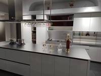 Meubles de cuisine modulaires à assembler, design moderne, ensembles complets, durables, en acier inoxydable 304, acrylique, écologiques, ignifuges