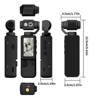 Caméra sportive portable Q8 4K rotative avec écran de 1,9 pouce, carte TF, anti-tremblement, ultra-claire, pour activités de plein air