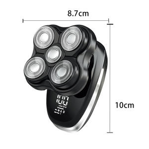 Afeitadora Eléctrica Kemei para Hombre Km T378, 5 Cuchillas Flotantes, Pantalla LED, Carga Tipo C, Totalmente Lavable - Product Image 5