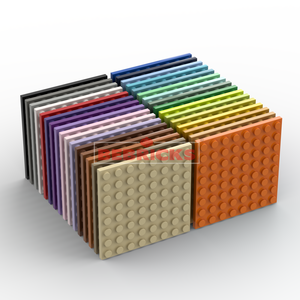 BEBRICKS <span class=keywords><strong>Série</strong></span> de pièces de construction 3033 Plaque 8x8 Blocs de construction Jouet Pièce de base MOC Ensemble de plaques pour garçons et filles Créer - Product Image 2