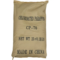 Paraffine chlorée 70% Composé de caoutchouc ignifuge CAS 106232-86-4 Valeur acide 0,2 Teneur en tétrachlorure de carbone 5