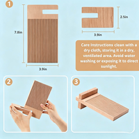 Planche à gnocchis avec design pour une utilisation à une main, grande spatule à gnocchis pour la préparation de gnocchis maison