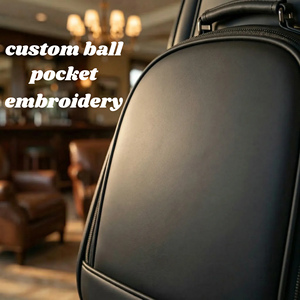 <span class=keywords><strong>Bolsa</strong></span> <span class=keywords><strong>de</strong></span> Golf Minimalista Negra Mate, Impermeable, <span class=keywords><strong>de</strong></span> Cuero PU Ligero, con Cierres Sellados - Product Image 5