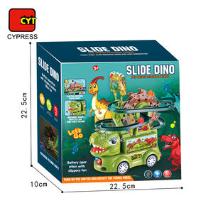 Vente flash : Ensemble de pistes de dinosaures pour enfants, avec une grande roue et des dinosaures, y compris un canard - Product Image 6