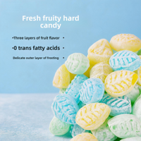 Bonbons durs aux saveurs de fruits, en forme de fruits, colorés et sucrés, pour les collations quotidiennes, en vrac, bonbons rafraîchissants à la menthe, directement de l'usine