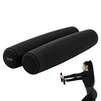 Meilleure Vente : Ensemble d'haltères cylindriques en silicone avec cœur en fonte, poignée ergonomique antidérapante, pour Yoga, Danse, Barre, Pilates et usage à domicile