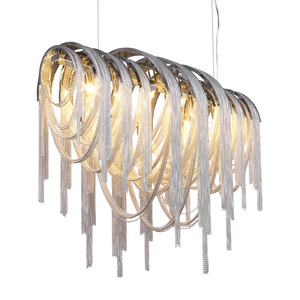 Lámpara de Araña LED de Aluminio Moderna Nórdica, Decoración para el Hogar, Blanca 4000K, Altura Ajustable, para <span class=keywords><strong>Restaurante</strong></span>, Sala de Estar - Product Image 6