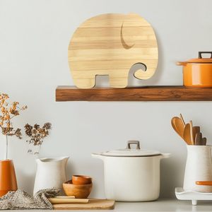 Planche à découper en bambou double face, forme animale tendance, pour la cuisine, réutilisable, écologique et durable - Product Image 4
