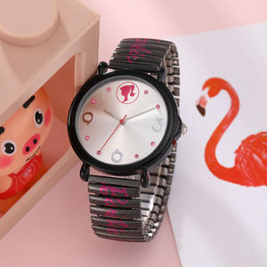 10 años de experiencia de la fábrica de China reloj de plata personalizado impreso de dibujos animados reloj de regalo de Navidad - Product Image 5