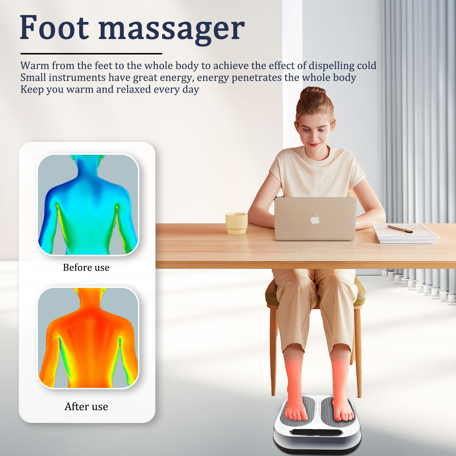 ORANGLES Onlylife Tera P90 / P100 Terahertz Frequency Therapy Device | Foot Massager for Body Wellness & Stem Cell Activation – orangles Qatar - elegant presentation - exhibiting components - Image 6 of 6 | ideal for home | Discount on Onlylife Tera P90 / P100 Terahertz Frequency Therapy Device | Foot Massager for Body Wellness & Stem Cell Activation – orangles Qatar Virginia | Free Shipping ORANGLES