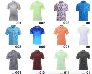 Camiseta de Poliéster Tejida para Hombre de Fábrica Yutuo, Impresión Digital por Transferencia de Calor, Transpirable, para <span class=keywords><strong>Golf</strong></span> de Verano, de Secado Rápido - Product Image 5