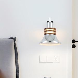 Lampe murale de style <span class=keywords><strong>punk</strong></span> vintage américain, en bois massif et fer, lumière tricolore pour chambre Wabi-Sabi - Product Image 6