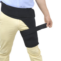 Manchon de compression pour l'aine et la cuisse, soutien de la hanche, enveloppe réglable en néoprène, attelle pour les ischio-jambiers pour hommes et femmes