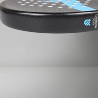 Raquette de padel légère en fibre de carbone 3K personnalisée, forme diamant, vente en gros, logo OEM, fabricant de marque privée