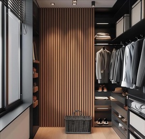 Nhà sản xuất gỗ tường đá phiến Trần cách âm <span class=keywords><strong>MDF</strong></span> tường gỗ Veneer Acoustic Panels Đối với trang trí nội thất - Product Image 5