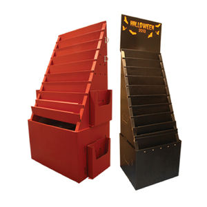 Soportes de exhibición de supermercado para comida, patatas fritas, granos de café, Chocolate, venta al por menor personalizada, soporte de exhibición de suelo de cartón - Product Image 6