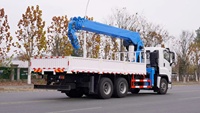 Camion grue télescopique 16T ISUZU 6x4, grue mobile montée sur camion