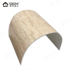 Carreaux muraux flexibles auto-adhésifs 3D en <span class=keywords><strong>PVC</strong></span> effet marbre Motif géométrique Imperméable <span class=keywords><strong>Pierre</strong></span> tendre Intérieur Extérieur Salon - Product Image 6