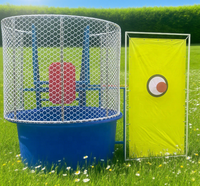 Jeu d'amusement extérieur robuste en métal Dunk & Splash Falling Man pour centre commercial et divertissement de carnaval