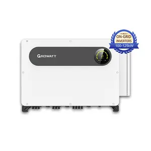 Growatt Zonne-Energie Omvormer Max 100 ~ 125ktl3-xlvm Drie Fase 100kw 110kw 120kw 125kw Solar Grid Tie Omvormer