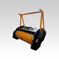 Macchine forestali Skid Steer tamburo forestale trinciatrice a disco trinciatrice Mini Front-End attacchi