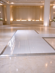 RK Piste de danse portable en miroir noir et blanc à carreaux pour intérieur/extérieur, idéale pour la décoration d'événements et de mariages - Product Image 1