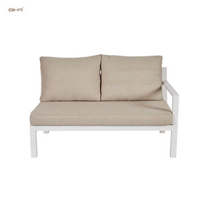Ensemble <span class=keywords><strong>de</strong></span> canapés <span class=keywords><strong>de</strong></span> patio au design moderne, sièges <span class=keywords><strong>en</strong></span> aluminium, mobilier <span class=keywords><strong>de</strong></span> jardin, <span class=keywords><strong>salle</strong></span> à <span class=keywords><strong>manger</strong></span> extérieure modulaire avec sections polyvalentes - Product Image 3