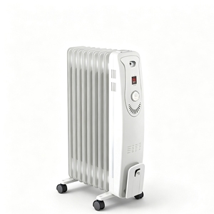 <span class=keywords><strong>Radiateur</strong></span> à huile avec minuterie 24H, thermostat réglable et protection contre la surchauffe pour la maison et l'hôtel - Product Image 1