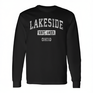 T-shirt à manches longues Lakeside Ohio Vintage Established Sports - Product Image 2