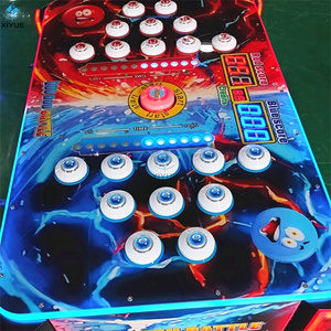 Juego de Arcade de Batalla para Dos Jugadores Operado con Monedas en el Parque de Atracciones: Naughty Bean Catch Light, Juego de Golpear con Martillo de Plástico para Niños - Product Image 2